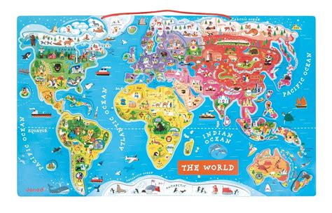MAP Puzzle of the World Map